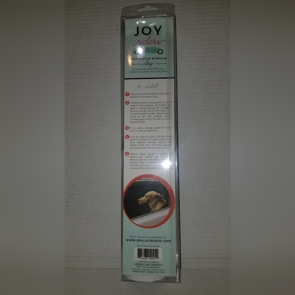 NEW JOY RIDERS PASSENGER CAR WINDOW CLING - Picture 3 of 7